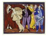 Horned (Commedia Dell'Arte) reproduction procédé giclée par Leslie Xuereb