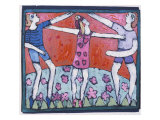 Children's Games Giclee Print by Leslie Xuereb