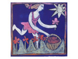 Basket of Flowers Giclee Print by Leslie Xuereb