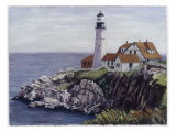 Lighthouse, Maine Giclee Print by Diantha York-ripley