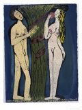 Adam and Eve Gicléedruk van Leslie Xuereb Adam and Eve Gicléedruk van Leslie Xuereb