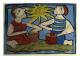 The Sandbox Giclee Print by Leslie Xuereb