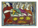 The Hospitality of Abraham reproduction procédé giclée par Leslie Xuereb