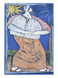 Moses and the Tablets of the Law reproduction procédé giclée par Leslie Xuereb