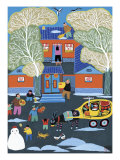 Winter Snow Giclee Print by Ma Zeng Fu 