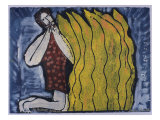 Moses and the Burning Bush reproduction procédé giclée par Leslie Xuereb