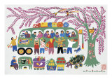 Bus Station Giclee-vedos tekijänä Ma Zeng Fu