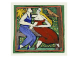 Kiss in the Park reproduction procédé giclée par Leslie Xuereb