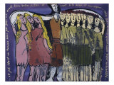 Job and His Children reproduction procédé giclée par Leslie Xuereb