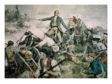 Battle of Lake George, 1755 Giclee Print by Frederick Coffay Yohn