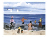 On the Rocks Giclee Print by Anna Belle Lee Washington