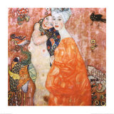 Le Amiche Posters par Gustav Klimt
