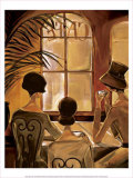 Cafe du Coin Plakat av Trish Biddle Cafe du Coin Plakat av Trish Biddle