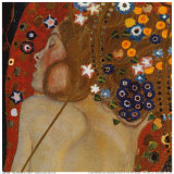 Water Serpents II, c.1907 (detail) Posters by Gustav Klimt