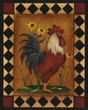 Red Rooster II Print by Kim Lewis Red Rooster II Print by Kim Lewis