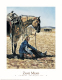 Cowboy Tranquility Prints by Zane Mead
