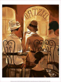 Rendez-vous au Bistro Kunstdrucke von Trish Biddle