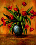 Red Tulips Prints by Brian Francis