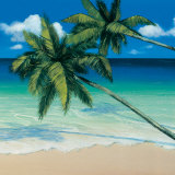 Tropical Horizon (detail) Poster par Elena Panizza