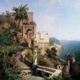 In the Garden, Amalfi Coast Posters par Franz Richard Unterberger