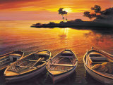 Tramonto Sulla Baia Affiche par Adriano Galasso
