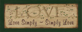 Love: Love Simply, Simply Love Posters by Kim Klassen