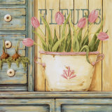 Fleurs Poster von Jo Moulton