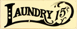 Laundry Tin Sign by Marty Mummert