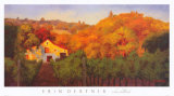 Ochre Hillside Prints by Erin Dertner