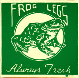 Frog Legs Plaque en métal par Marty Mummert