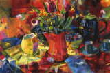 Jarrón con flores Láminas por Peter Graham