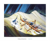 Fishing with Hand Line Prints by Croci 