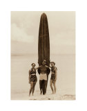 Tom with Kalahuewehe, 1937 Prints by Tom Blake
