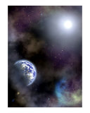 Space scenario Photographic Print by Stasys Eidiejus