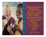 Principles of Humanity - Happiness Fotografie-Druck von ziva santop