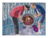Boiling Mud Bugs Giclee Print by Garland  R Oldham