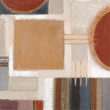 Ochre Block Posters by Rosemary Abrahams