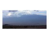 Mt. Kilimanjaro wide angle photo Lámina fotográfica por Bonnie F. May
