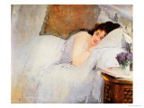 Woman Awakening, 1876 reproduction procédé giclée par Eva Gonzales