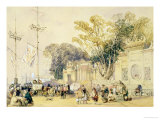 Village Square in the Bay of Hong Kong, Plate 5 from 