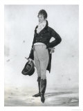 Portrait of George "Beau" Brummell 1805 Giclee Print by Robert Dighton
