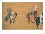 Kublai Khan Hunting, Yuan Dynasty (Detail) Giclee Print by Liu Kuan-tao Kublai Khan Hunting, Yuan Dynasty (Detail) Giclee Print by Liu Kuan-tao