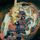 The Maiden, 1913 Gicléedruk van Gustav Klimt The Maiden, 1913 Gicléedruk van Gustav Klimt