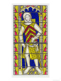 Gilbert De Clare, 3rd Earl of Gloucester, after a Stained Glass Window of circa 1340 Giclee Print by Henry Shaw