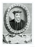 Portrait of Michel De Nostredame Giclee-trykk av Jean Boulanger