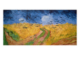 Wheatfield with Crows, 1890 (Oil on Canvas) Reproduction procédé giclée par Vincent van Gogh