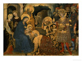 The Adoration of the Magi, Detail of Virgin and Child with Three Kings, 1423 Giclée-Druck von Gentile Da Fabriano 