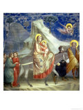 The Flight into Egypt, circa 1305 Giclee Print by Giotto di Bondone 