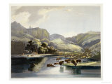 Herds of Bison and Elk on the Upper Missouri Giclee Print by Karl Bodmer