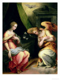 The Annunciation (panel) Lámina giclée por Giorgio Vasari